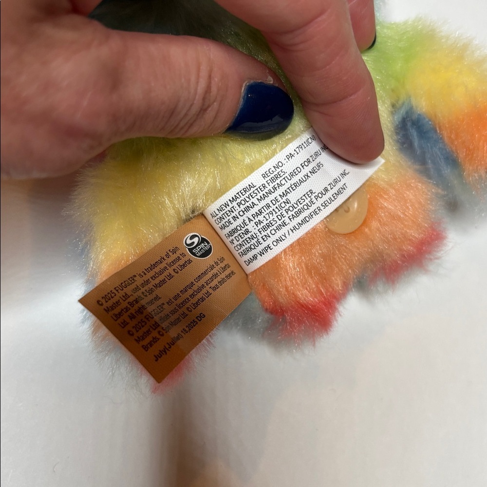 NWT Zuru Fuggler rainbow wide eyed weirdo keyring - Picture 7 of 12